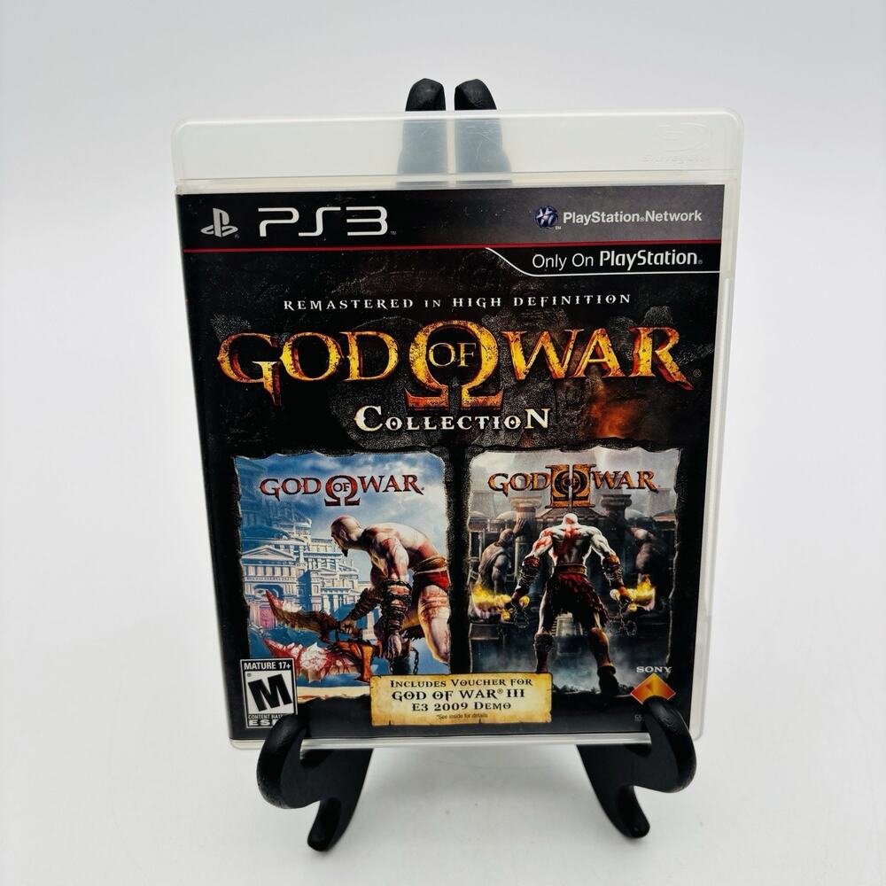 Sony God of War Collection (PS3) w/ Manual Remastered HD Action CIB Tested Works